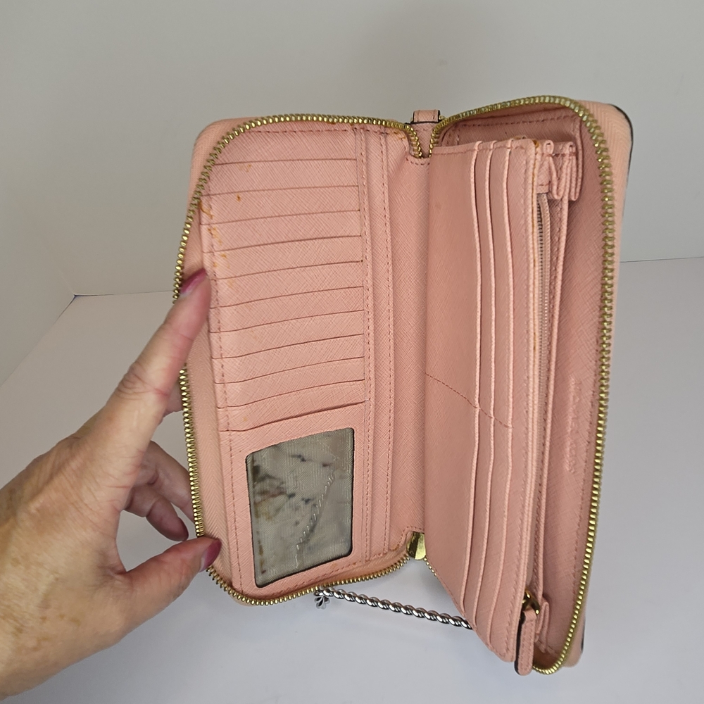 Michael Kors Pink Wristlet Wallet - Picture 8 of 8